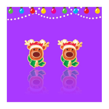 Girl Nation - Holiday Studs- Reindeer Magic