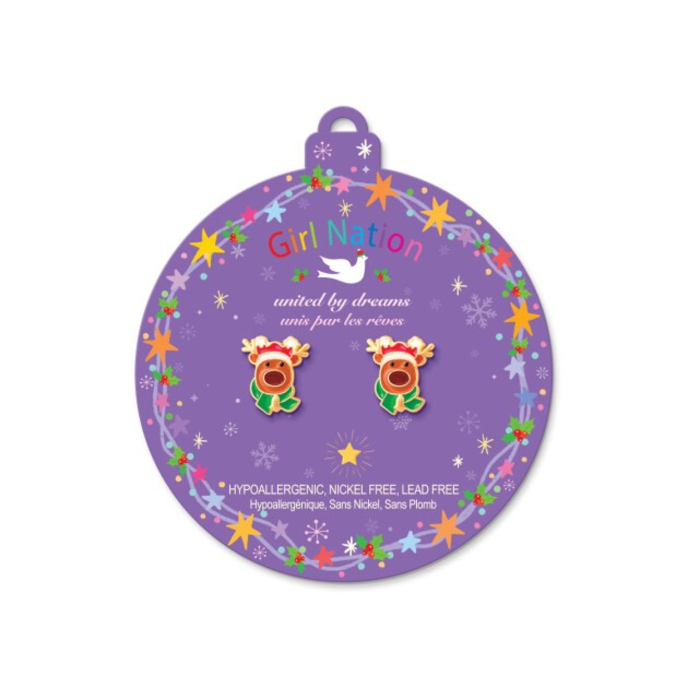 Holiday Studs- Reindeer Magic - JX513s - 728028151015