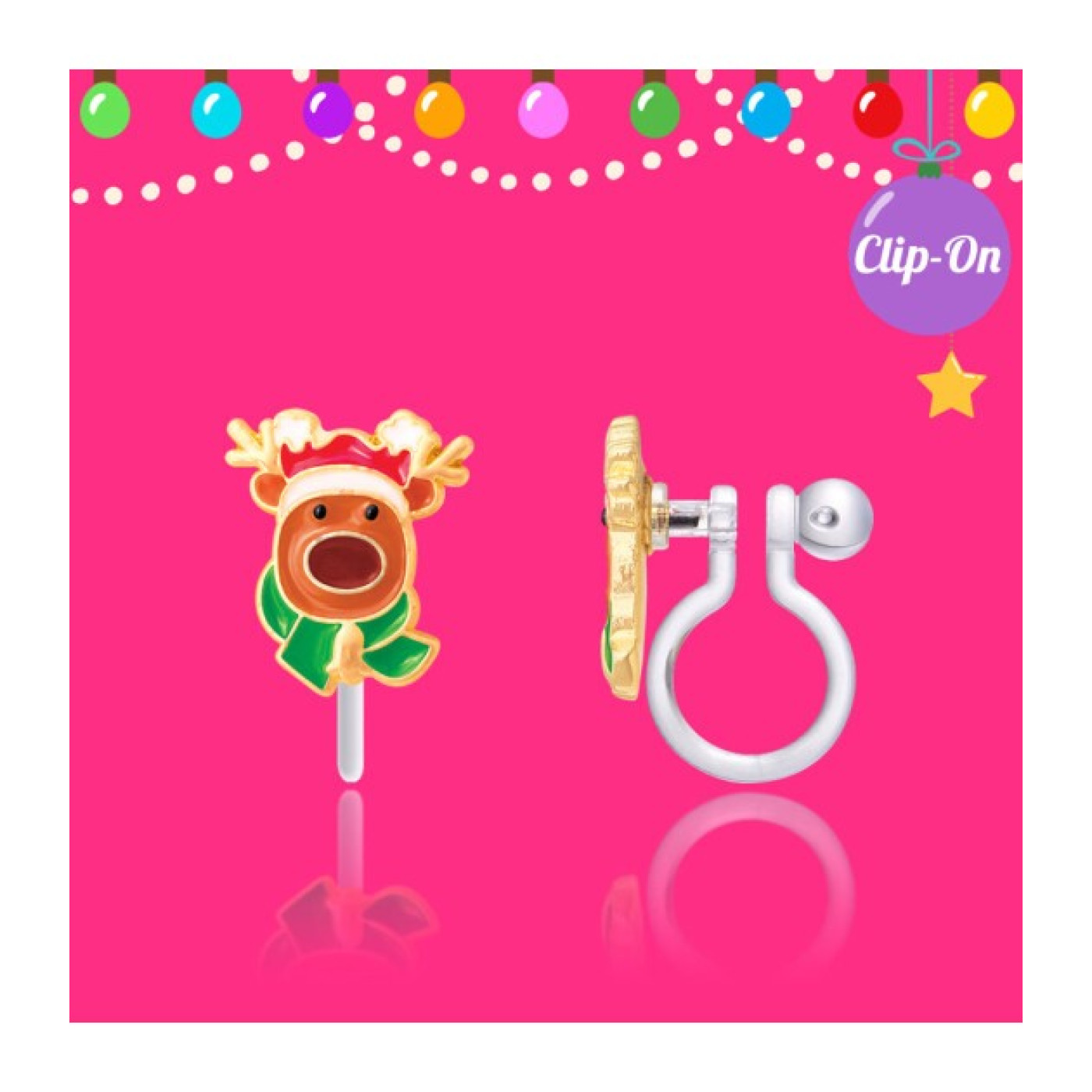 Holiday Clipon- Reindeer Magic - JX513sC - 728028445817