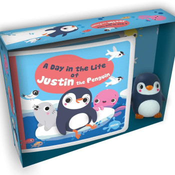 Megakids Yayıncılık - My First Bath Book & Toy:A Day İn The Life Of Justin The Penguin