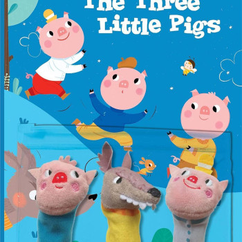 Megakids Yayıncılık - Bedtime Fairy Tale With Finger Puppets: The Three Little Pigs