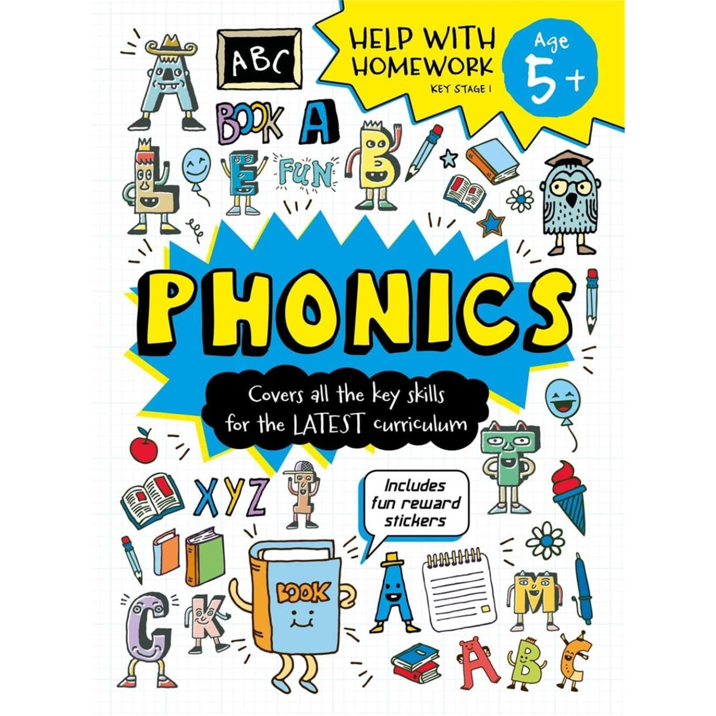 Help With Homework: Phonics (5+) - KTP00150 - 9781788101455
