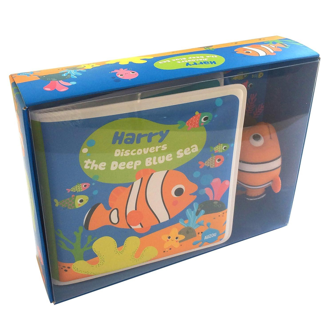 My First Bath Book & Toy: Harry Discovers The Deep Blue Sea - KTP00127 - 9782733855089