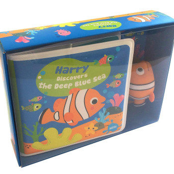 Megakids Yayıncılık - My First Bath Book & Toy: Harry Discovers The Deep Blue Sea