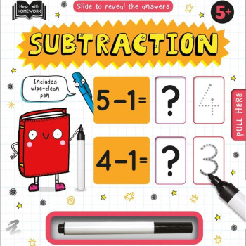 Megakids Yayıncılık - Help With Homework: Slide To Reveal The Answers: Subtraction (5+)