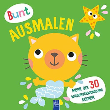 Bunt Ausmalen (Cover Grün / Meerkatze) Bunt Ausmalen (Cover Grün / Meerkatze)