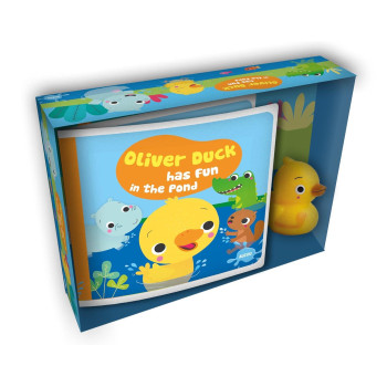 Megakids Yayıncılık - My First Bath Book & Toy: Oliver Duck Has Fun İn The Pond