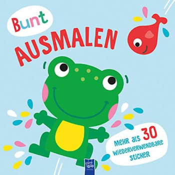 Bunt Ausmalen (Cover Blau / Frosch) Bunt Ausmalen (Cover Blau / Frosch)