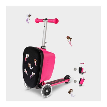 Micro - Scooter Luggage Junior Patch & Play Pink