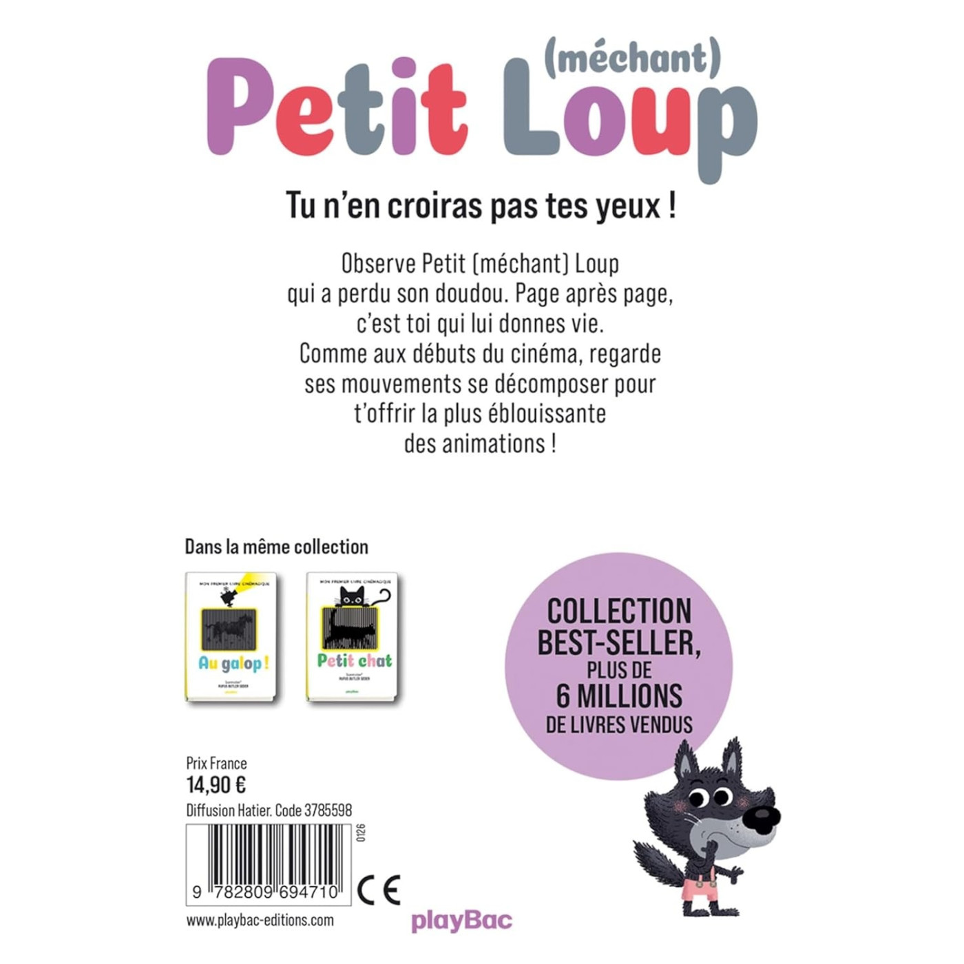 Fransızca Kitaplar - Mon Premier  Livre Cinemagıque Petit Loup