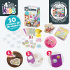 Buki Buki - Set of 10 Kawaii 3D Stickers for Children - 1.099,90TL TL - Kiki's Corner Buki Buki - Set of 10 Kawaii 3D Stickers for Children - El İşi ve Tasarım Aktiviteleri Görseli