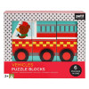 Petit Collective - Petit Collage Yapboz Blokları - Vehicles