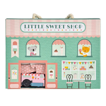 Petit Collage Wind Up Oyun Seti - Little Sweet Shop
