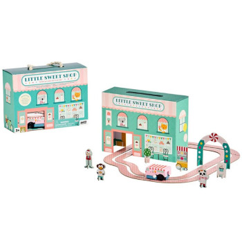 Petit Collage Wind Up Oyun Seti - Little Sweet Shop