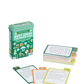 Petit Collective - Petit Collage Busy Ideas Oyun Fikirleri Kart Seti - Outside Edition