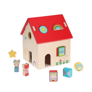 Petit Collective - Petit Collage Mini Sınıflandırıcı Ahşap Oyun Seti