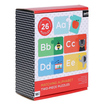 Petit Collective - Petit Collage İki Parçalı Yapboz - Alfabe