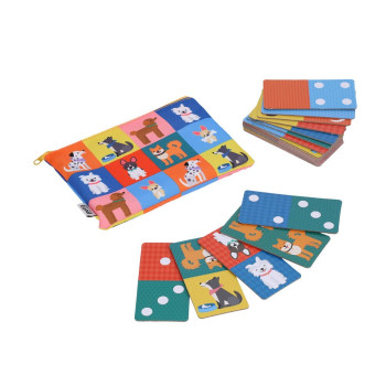 Petit Collective - Petit Collage Domino Oyunu - Doggies Petit Collective - Petit Collage Domino Oyunu - Doggies