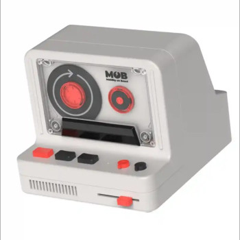 Mob - Retro Kamera Bluetooth Hoparlör - Gri