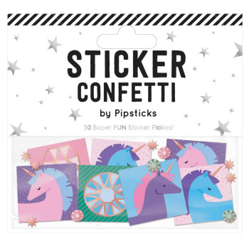 Sparkling Unicorns Sticker Confetti Sparkling Unicorns Sticker Confetti