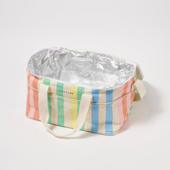Sunnylife - Hafif Soğutucu Çanta Renkli Çizgili