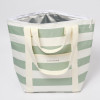 Sunnylife - Hafif Soğutucu Tote Çanta Yeşil Çizgili S51NCTWS - 9339296069059