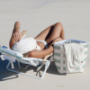 Sunnylife - Hafif Soğutucu Tote Çanta Yeşil Çizgili S51NCTWS - 9339296069059
