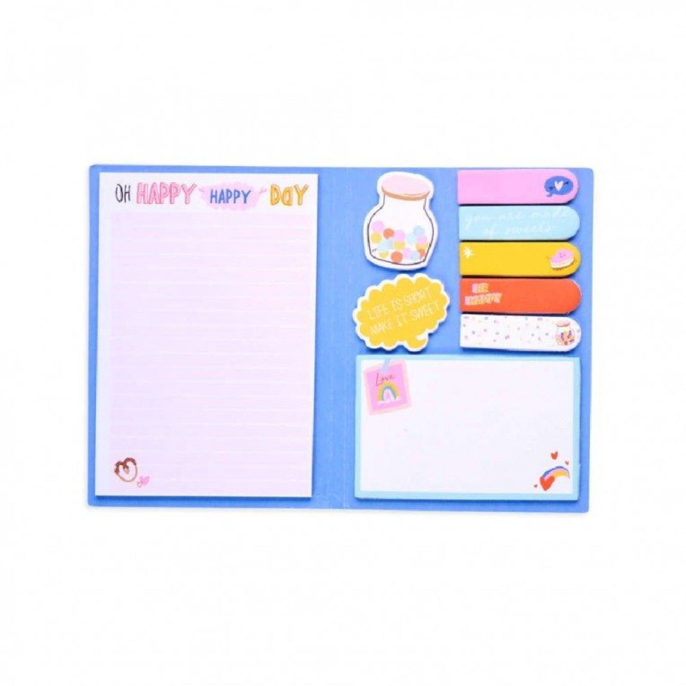 Ooly Side Notes Yapışkanlı Etiket Seti - Happy Day - ST00230 - 810078037835