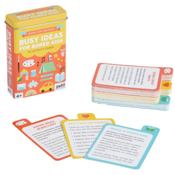 Petit Collage Busy Ideas Oyun Fikirleri Kart Seti - Rainy Day Edition
