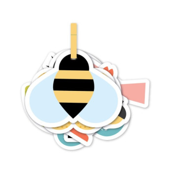 Petit Collective - Petit Collage Bebek Arabası Kartları - Nature Stroll