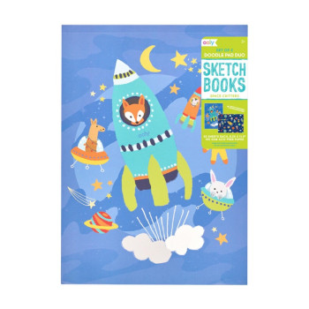 Ooly - Pad Duo 2Li Resim Defteri Space Critters Ooly - Pad Duo 2Li Resim Defteri Space Critters