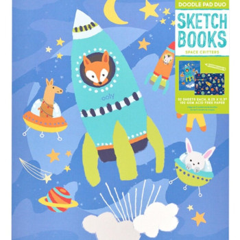 Ooly - Pad Duo 2Li Resim Defteri Space Critters Ooly - Pad Duo 2Li Resim Defteri Space Critters