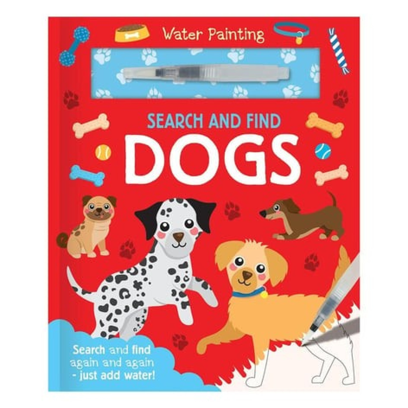 Water Painting Search and Find - Dogs - 9781835551363 - 9781835551363